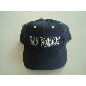 AIR FORCE BUFFALO 00S   RARE NEW SCRIPT STRAPBACK HAT CAP VINTAGE‎ EE4